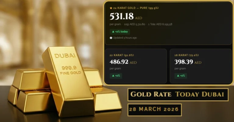Gold Rate Dubai Today — 28 March 2026