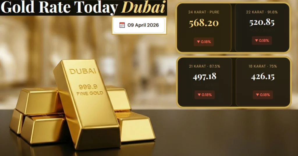 Gold Rate Dubai Today — 09 April 2026