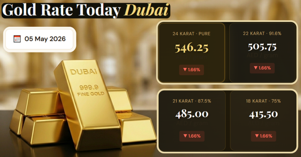 Gold Rate Dubai Today — 05 May 2026